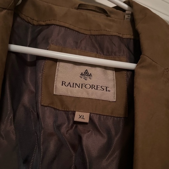 Rainforest Brown Jacket Long coat size XL 🟤 MENS outdoor - Picture 2 of 6